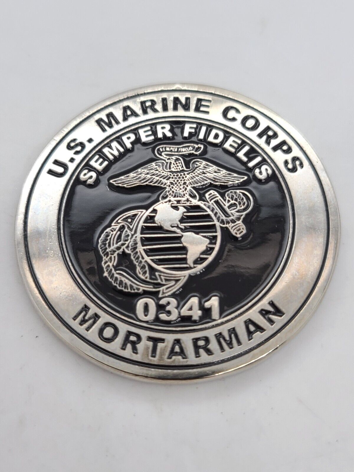 Marine Corps 0341 Mortarman MOS USMC Veteran Military 1.75\