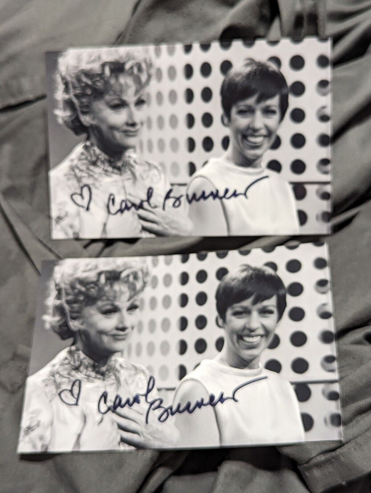 BOGO CAROL BURNETT Autograph Signed Photos The Carol Burnett Show 
