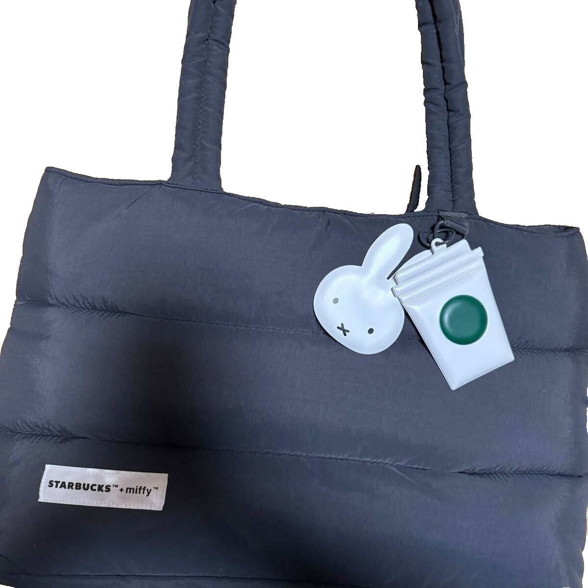 Singapore Starbucks x Miffy Collaboration Tote Bag Black Limited 2406Y