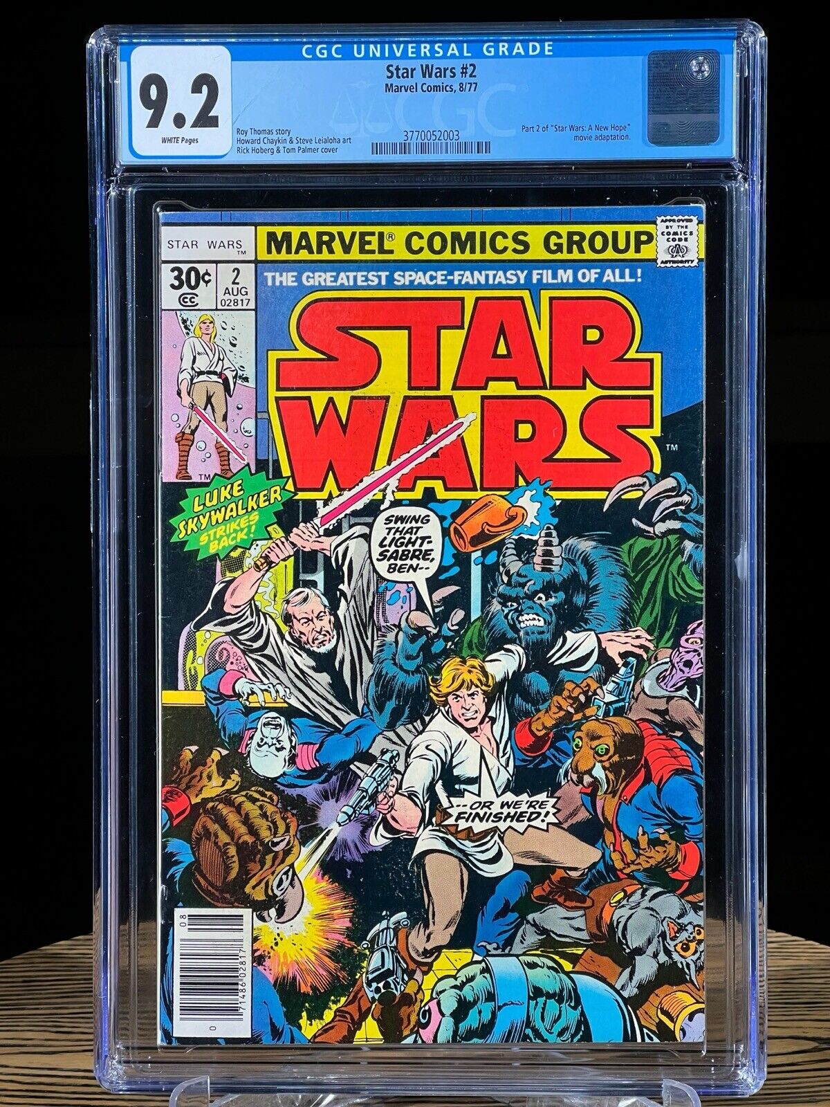 STAR WARS #2 CGC 9.2 Marvel Comics July 1977 1st Appearance Obi Wan Kenobi 