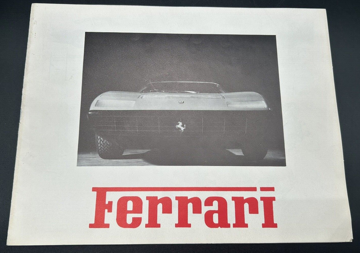 Vtg. Circa Late 1960s Ferrari 365 GTB 4 & DINO 246 GT Dealer Brochure, Italy