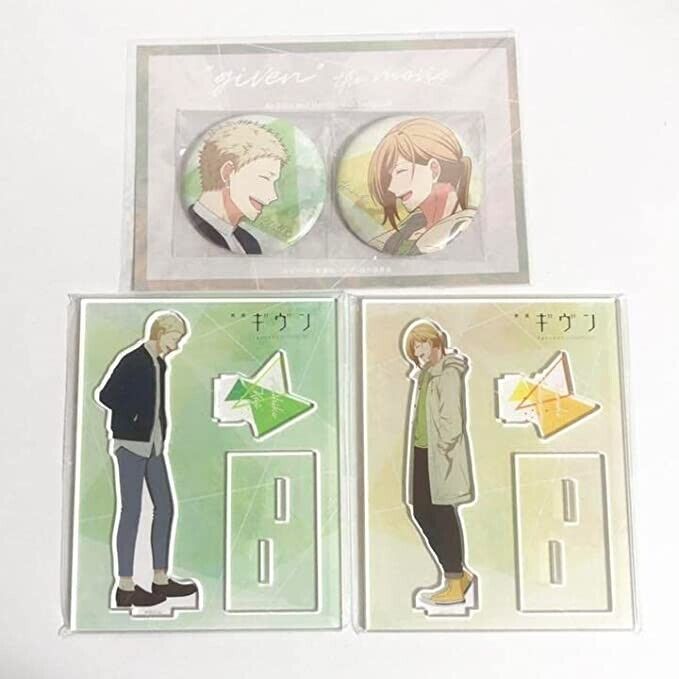 Given Movie Version Noitamina acrylic stand can badge set Akihiko Haruki