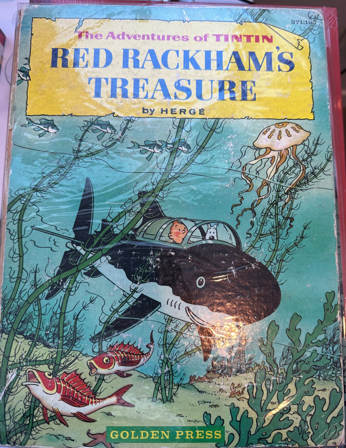 Tintin - Red Rackham\'s Treasure - Golden Press 1st 1959