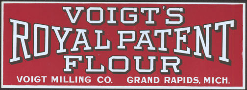Vintage Voigt\'s Royal Patent Flour \