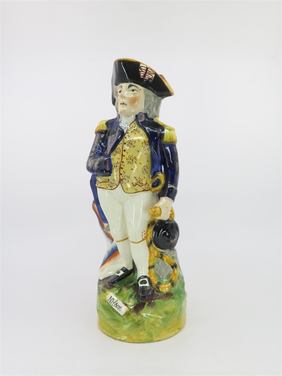Antique Staffordshire Lord Horatio Nelson Toby Jug Pitcher Vase 11.5\