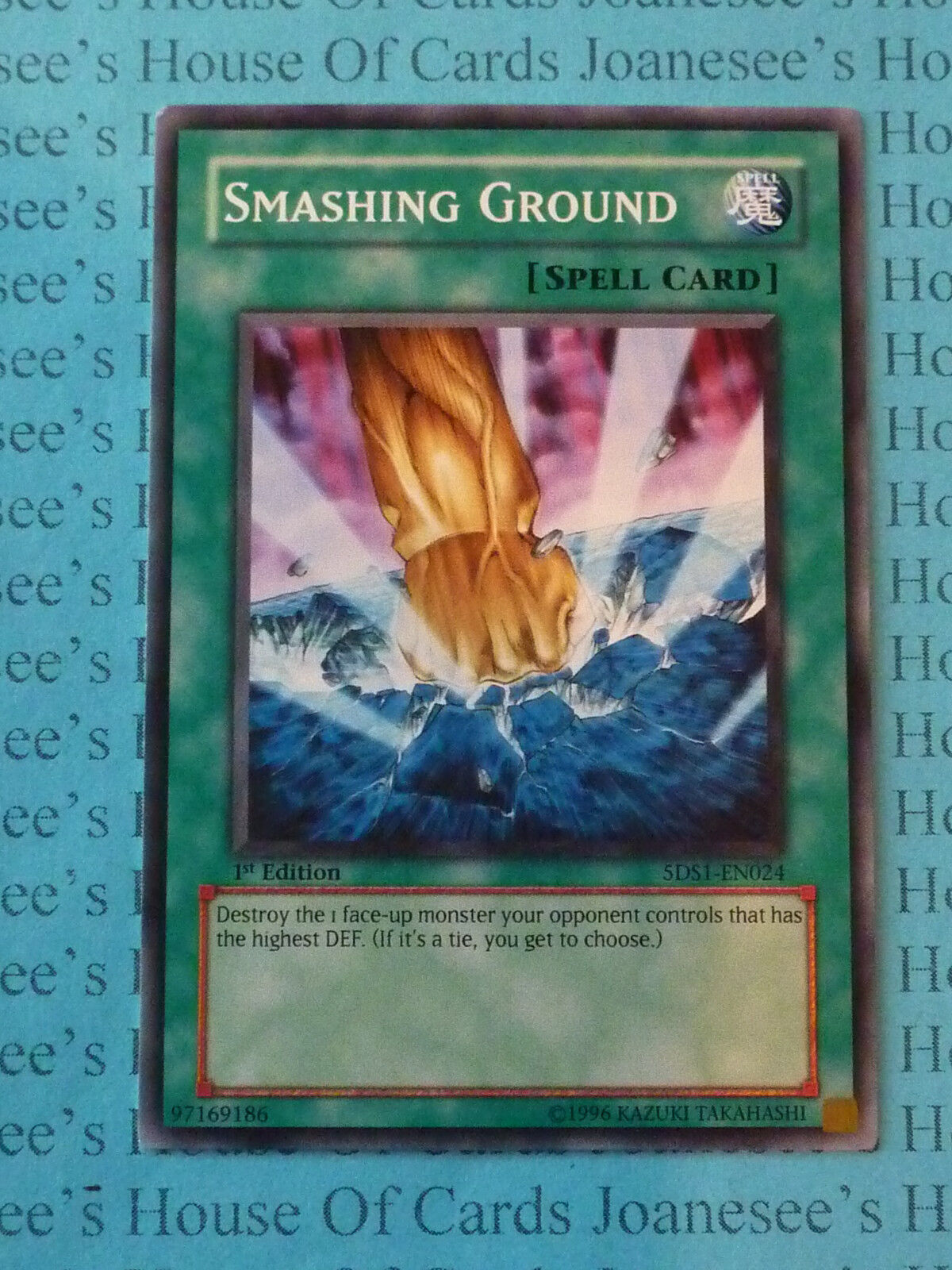 Smashing Ground 5DS1-EN024 Yu-Gi-Oh Card 1st Edition New