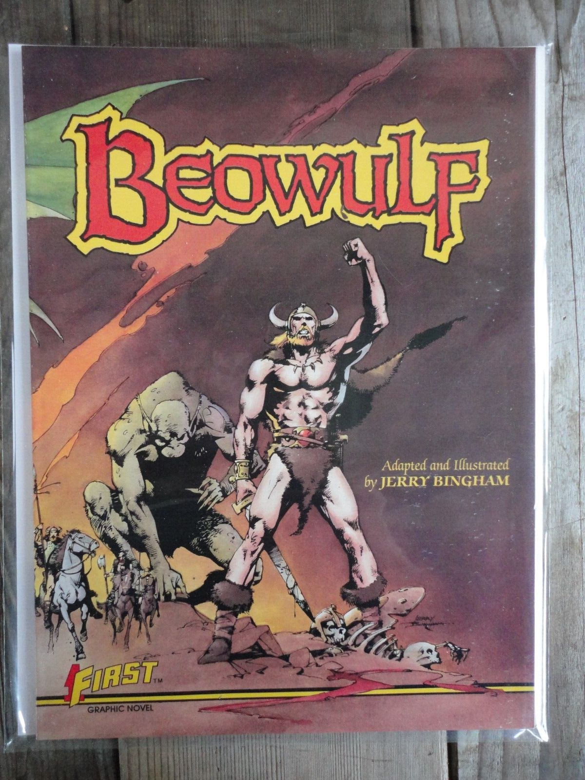 BEOWULF First Graphic Novel Illustrated by Jerry Bingham 1984 - VF/NM Unread