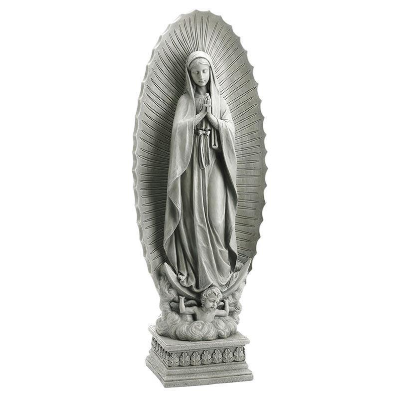 Our Lady Of Guadalupe Resin Garden Statue Catholic Home and Patio Decor 37.5 IN