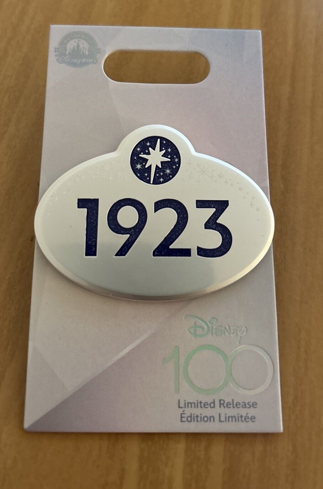 Disney Park Cast Member Exclusive Disney 100 1923 Badge Pin