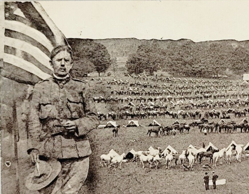 1906 Military Postcard 16th U.S. Cavalry Lieutenant Colonel James Allen Hardie
