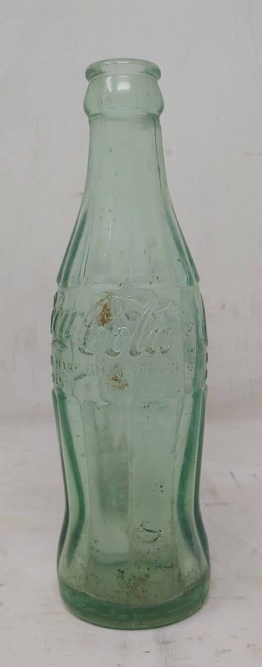 Super Rare 1952 Coca Cola Hobble Skirt Glass Bottle Embossing Error Spelling NY 