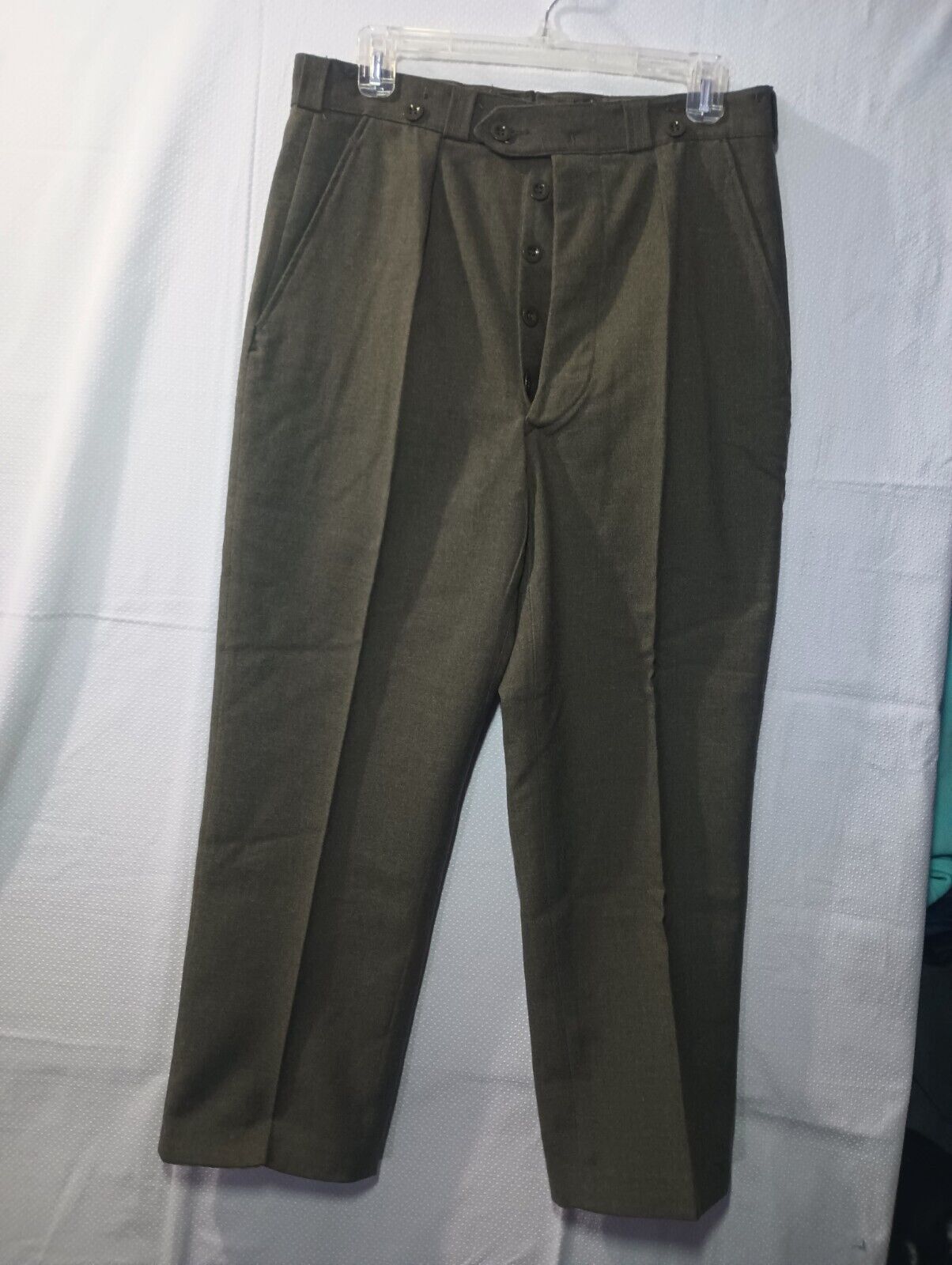 French army trousers 1967 Belgium Begetex P.V.B.A. New Old Stock Dead Stock
