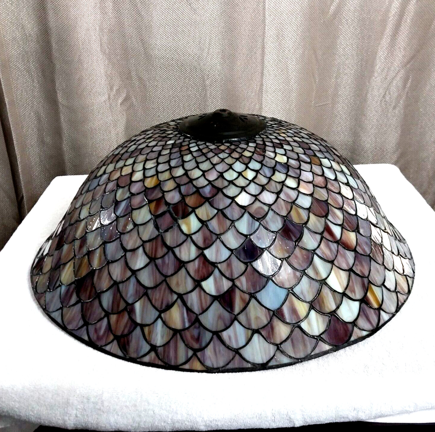 QUOIZEL Stained Glass Lamp Shade Tiffany Style Large 23\