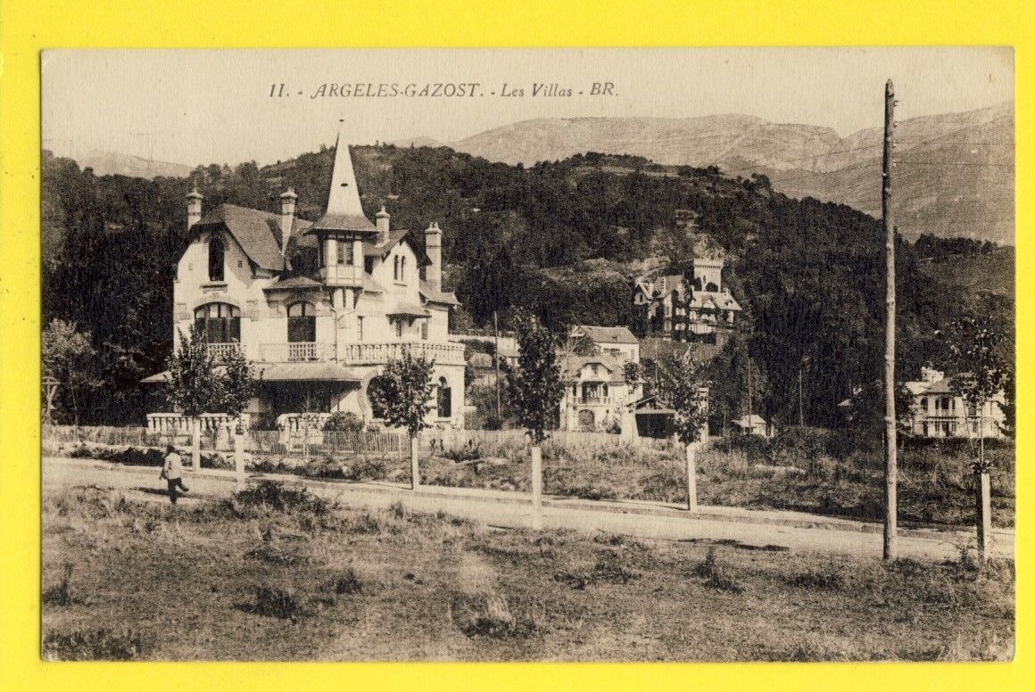 cpa ALGELES GAZOST Hautes Pyrenees Les VILLAS Hellemans and Story Villa Perigord