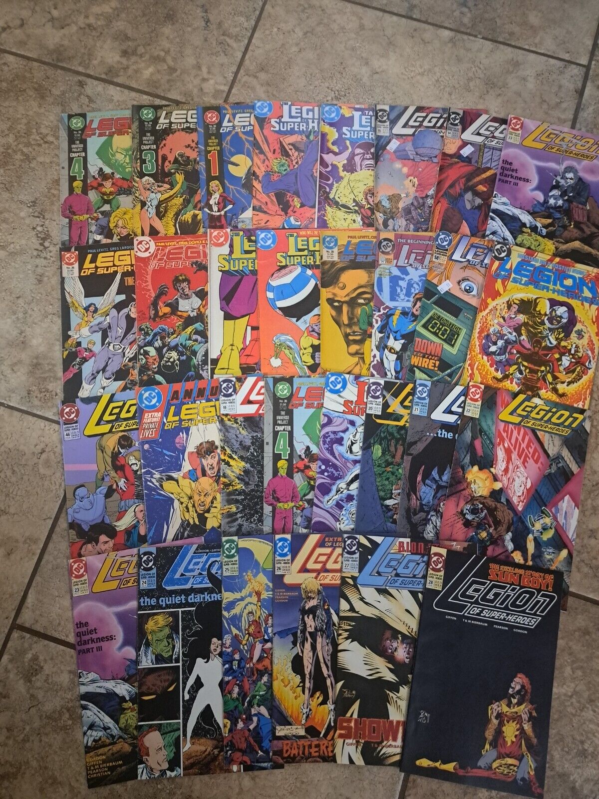 Legion of Superheroes Comic Lot Of 30 DC Comics