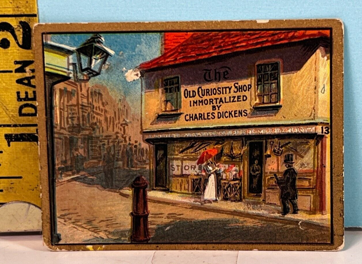 1911 Helmar Turkish Cigarettes Historic Homes: Dickens The Old Curiosity Shop🔥