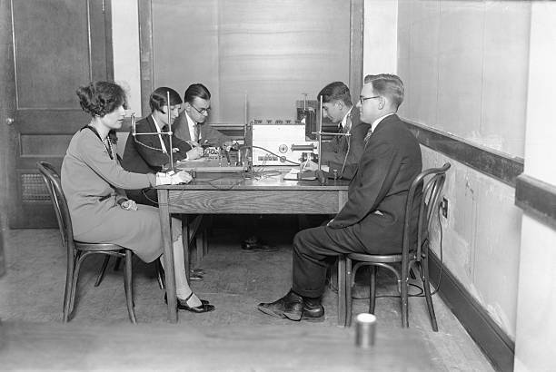 Professor AP Link psychology department NYU Demonstrating exami- 1926 Old Photo