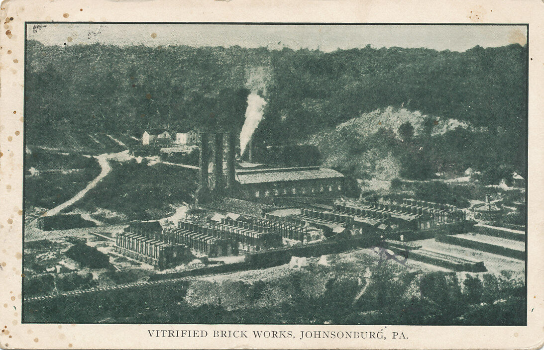 Johnsonburg PA * Vitrified Brick Works 1909  Elk Co.