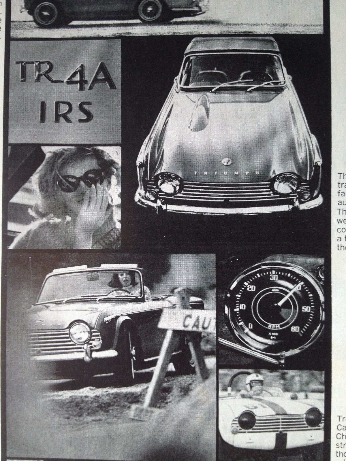 1966 Triumph TR4A  Print Ad Standard Triumph Motor Co.