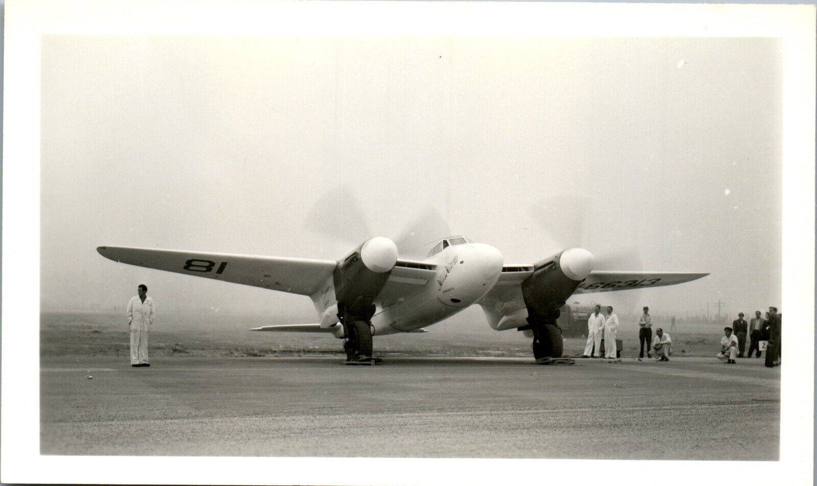 De Havilland DH-98 Mosquito 25 Racing Plane Photo (3 x 5) Miss Maria