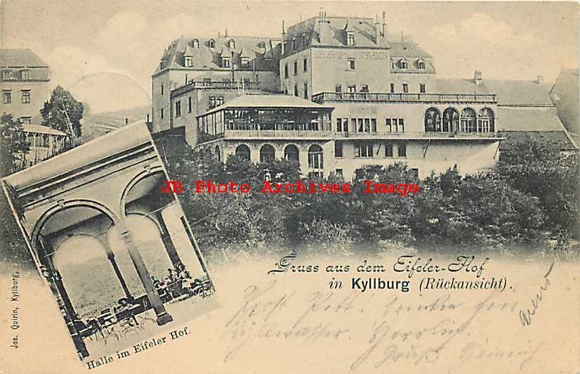 Germany, Rhineland-Palatinate, Kyllburg, Gruss Aus Eifeler-Hof, Jos. Quirin