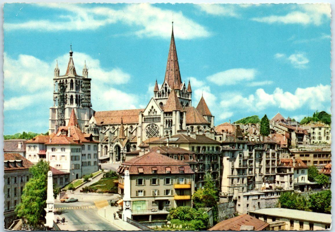 Postcard - Cathedral in Lausanne, Switzerland