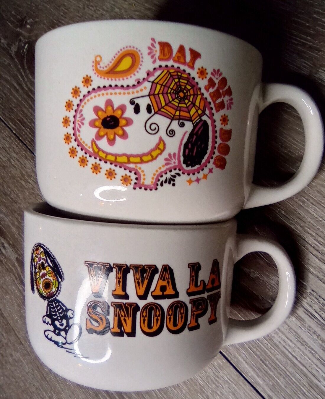 Peanuts Snoopy Day Of The Dog Viva La Snoopy. Day Of The Dead Large Mugs
