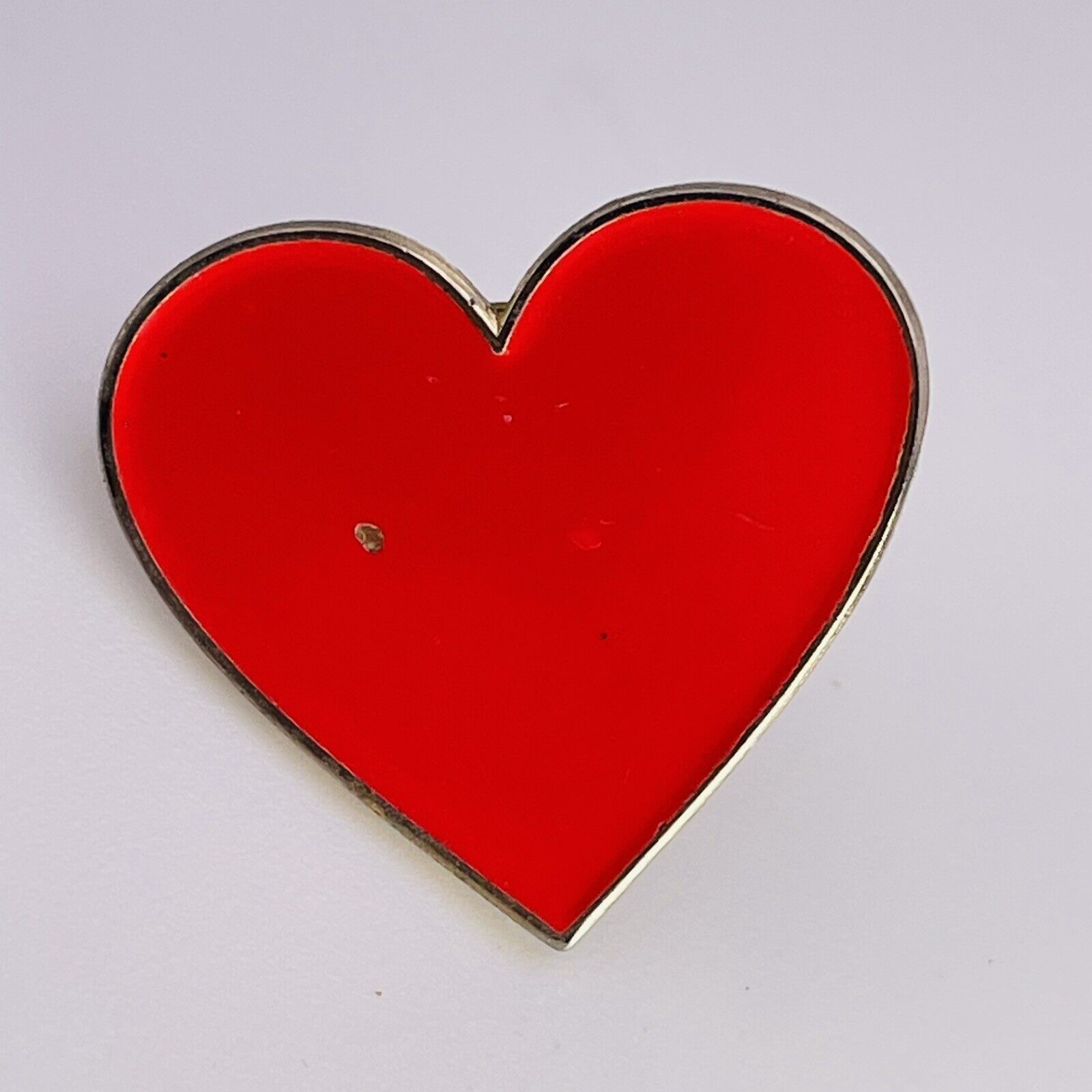 Stunning Red Heart - Chipped With Love  Enamel Pin - Lapel, Jacket, Hat - Nice