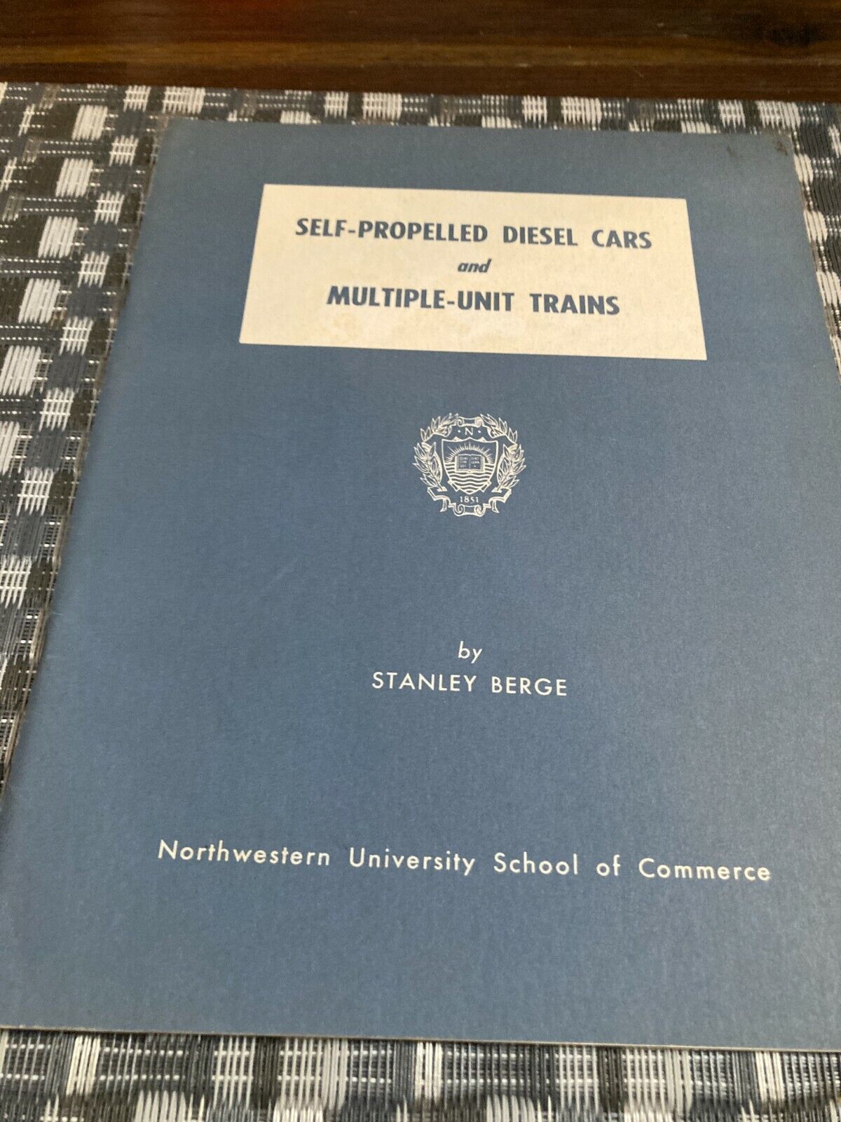 Self-Propelled Diesel Cars and Multiple-Unit Trains 1952 by Stanley Berge