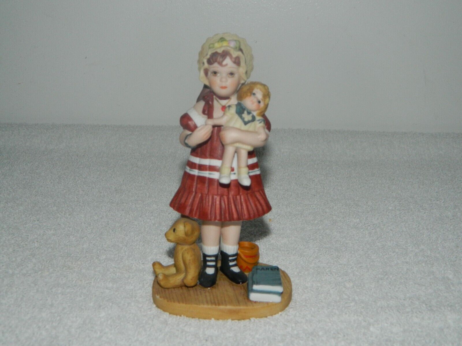 Jan Hagara Figurine Lydia and Shirley Temple Doll Limited Edition #5175 Signed