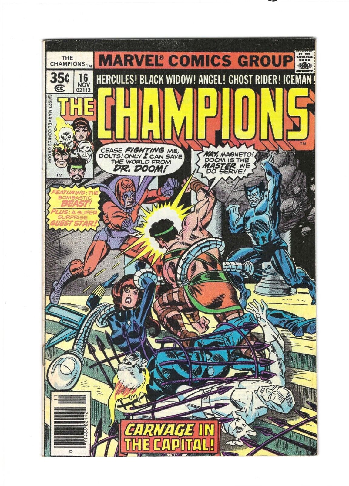 The Champions #16: Dry Cleaned: Pressed: Bagged: Boarded: FN 6.0