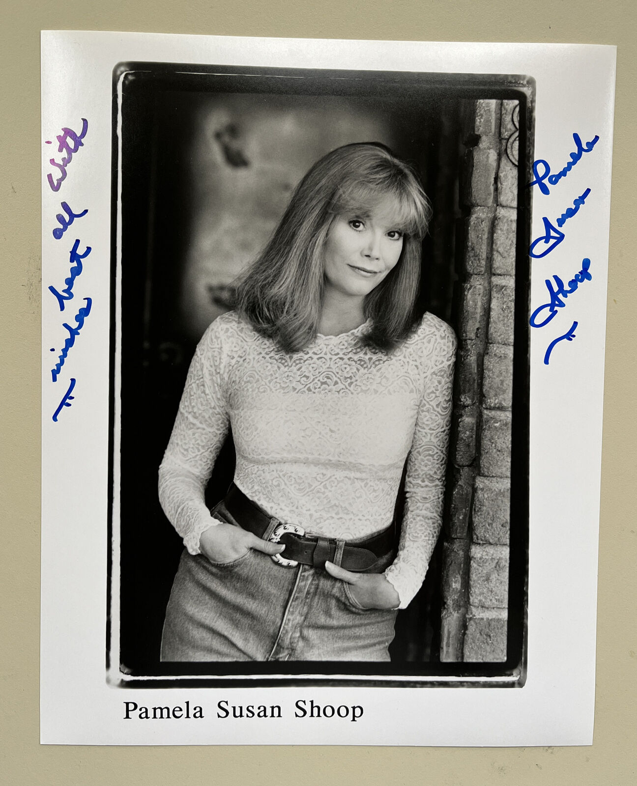 8x10 Pamela Susan Shoop Signed Autograph Photo Was Nurse Karen in HALLOWEEN III