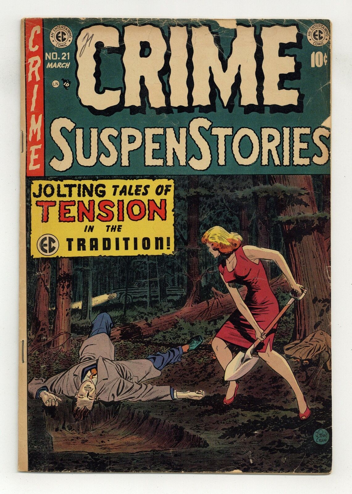 Crime Suspenstories #21 GD 2.0 1954