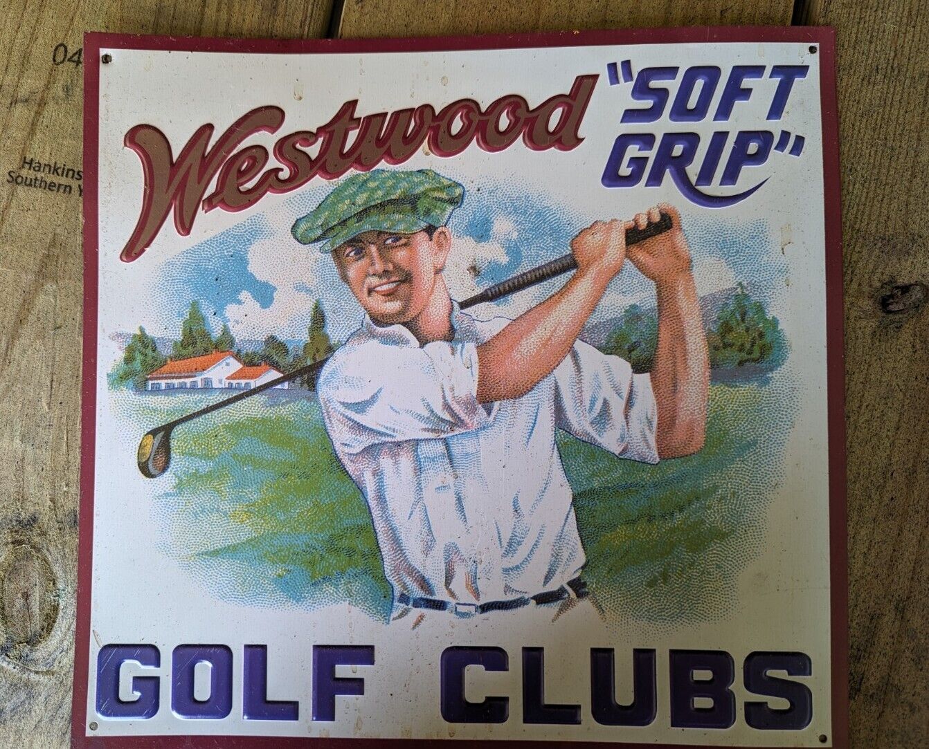 Westwood Golf Clubs  Metal Sign