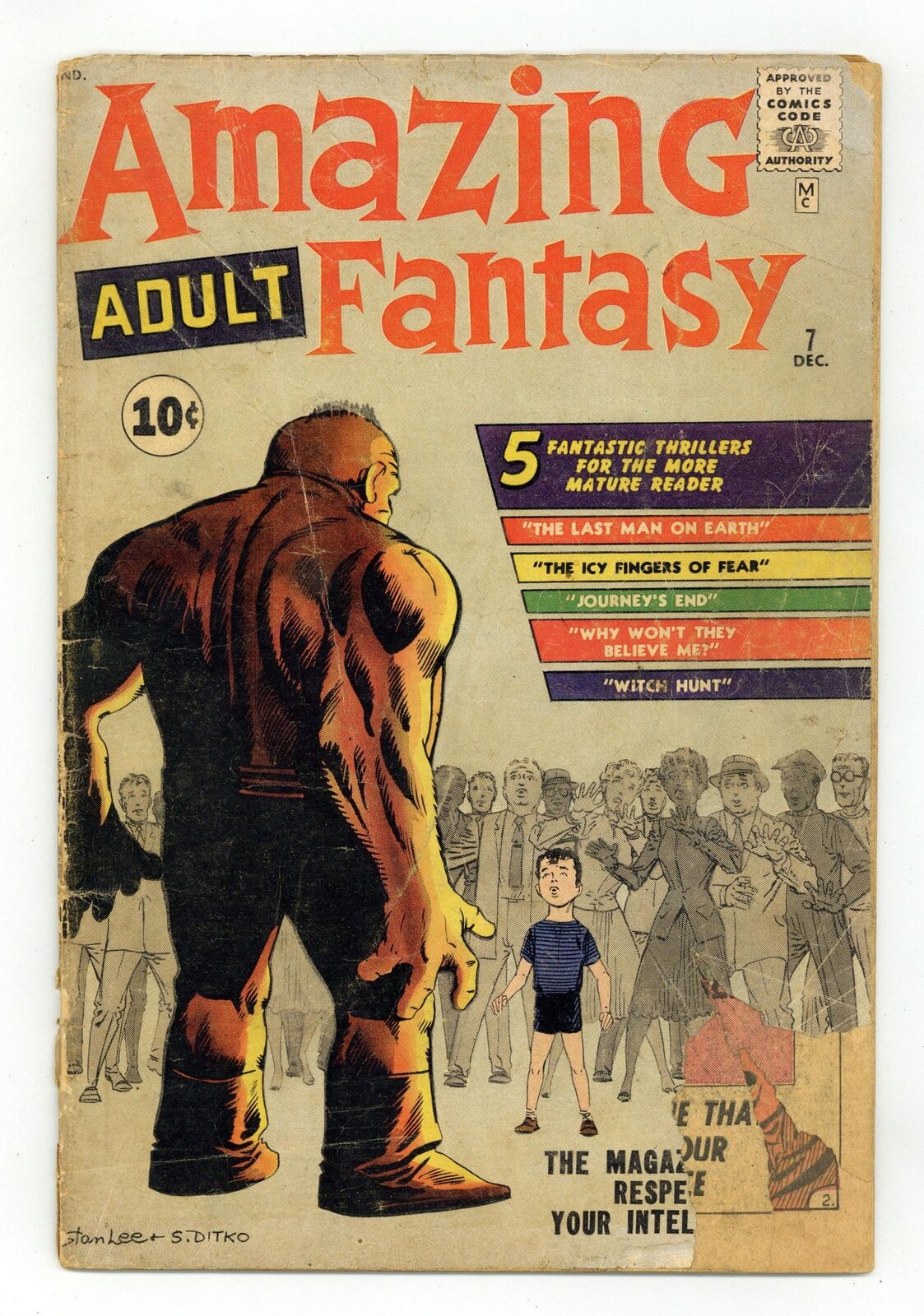 Amazing Adult Fantasy #7 FR 1.0 1961