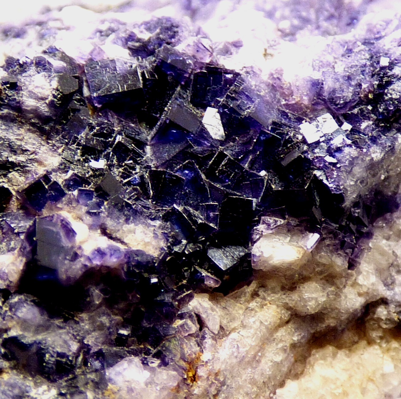 Blue John Fluorite Crystal Specimen Derbyshire UK 40mm 54g Unpolished