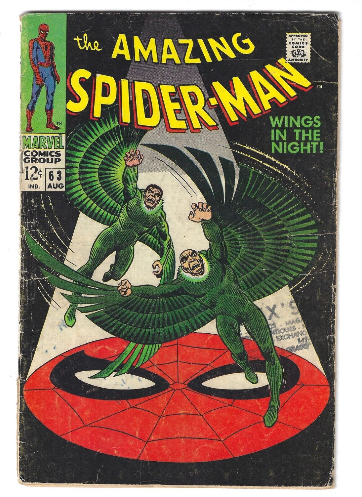Amazing Spider-Man 63 Marvel 1968 GD/2.0