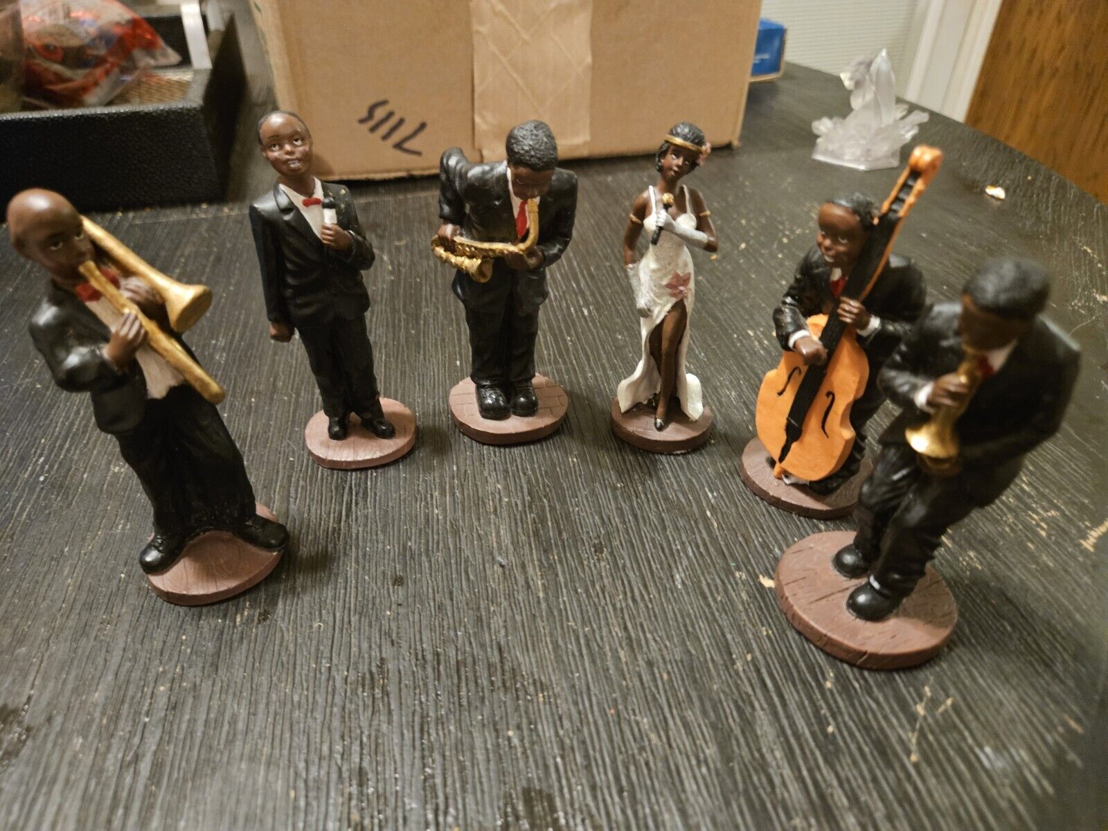 Vintage Jazz Band/ Blues Made By Chiefly 6 Figures African American 