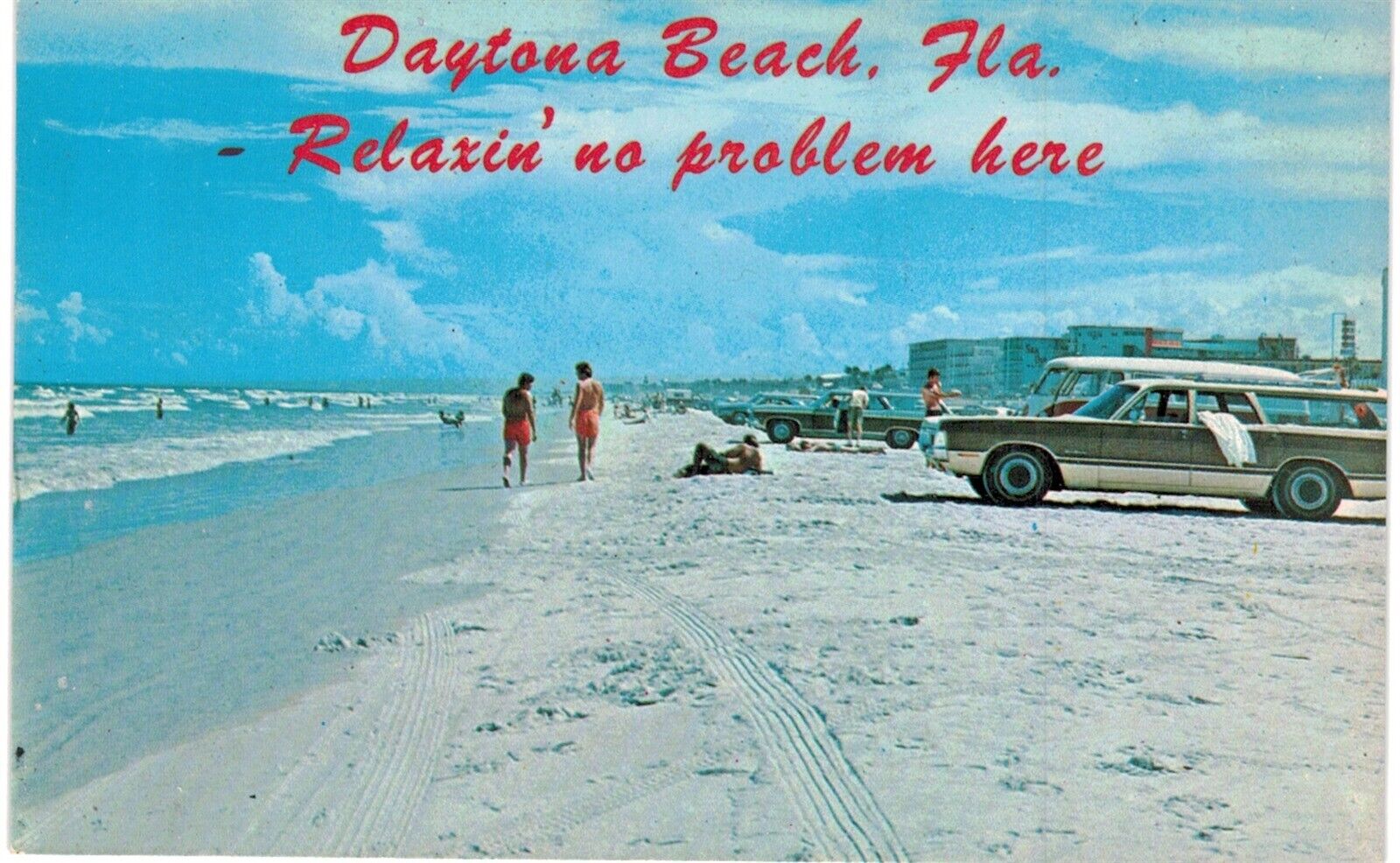 Daytona Beach Cars On The Beach 1965 FL 