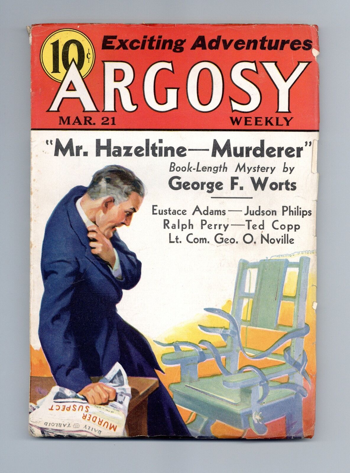 Argosy Part 4: Argosy Weekly Mar 21 1936 Vol. 263 #1 FN+ 6.5