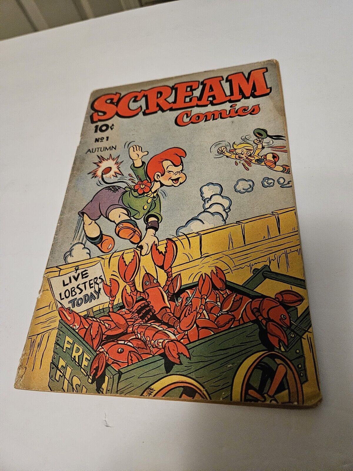 Scream Comics #1 1944- Golden Age Humor G/VG