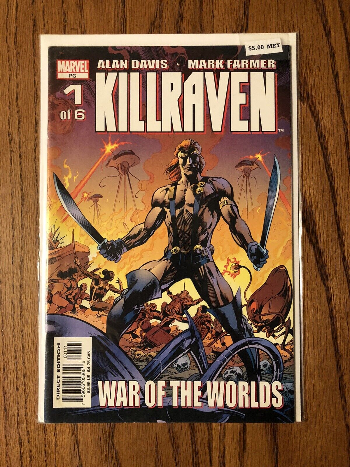 Killraven (2002) #1 written & illustrated by ALAN DAVIS MARVEL COMICS