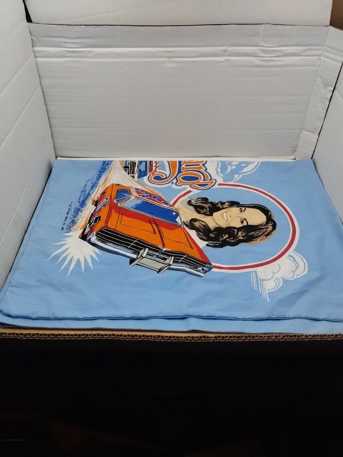 Vintage 1982 Dukes of Hazzard Standard Pillow Case - Great Condition