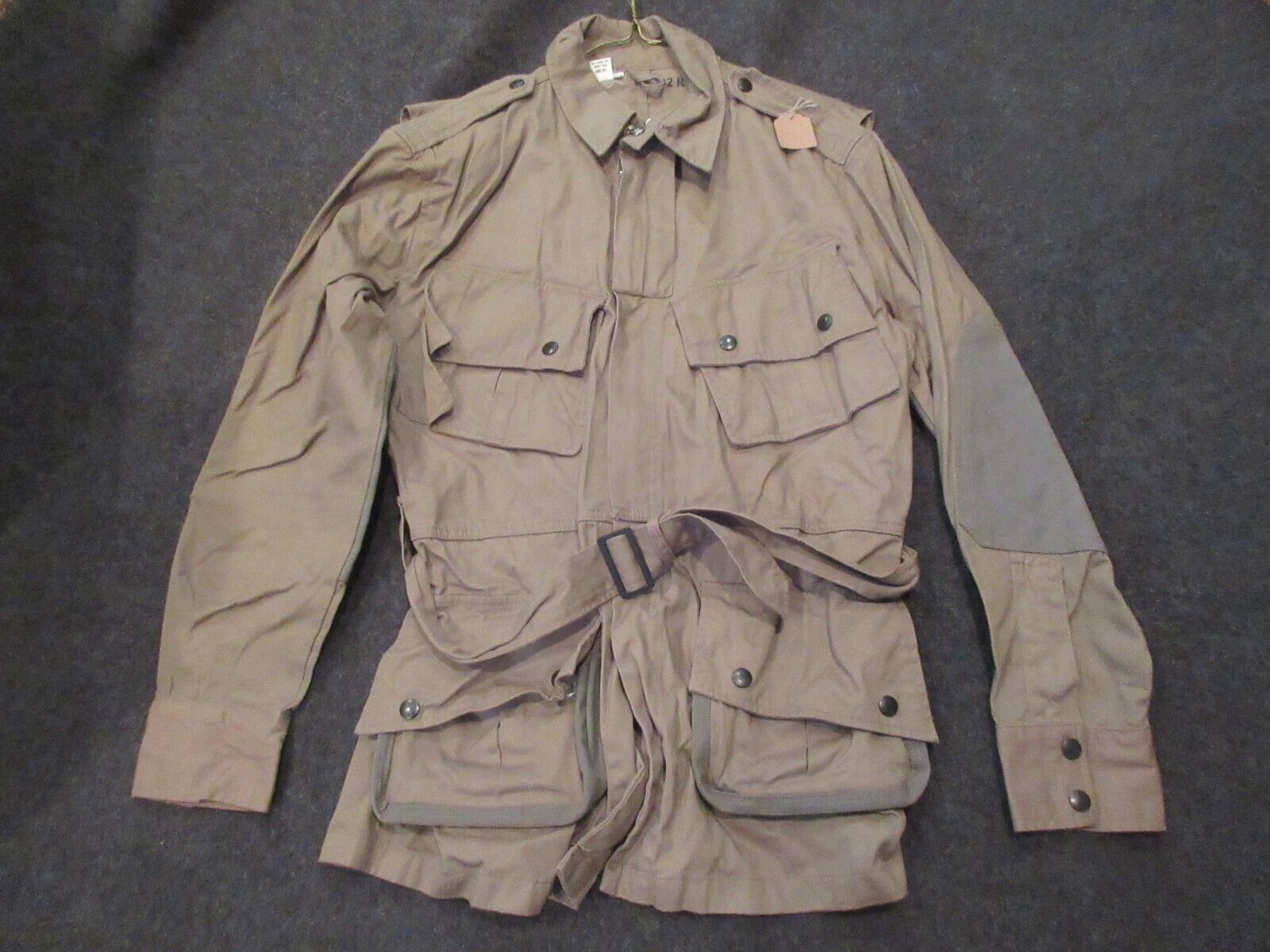 REPRO US WW2 REINFORCED M1942 JUMP JACKET AIRBORNE 101ST 82ND Size 42