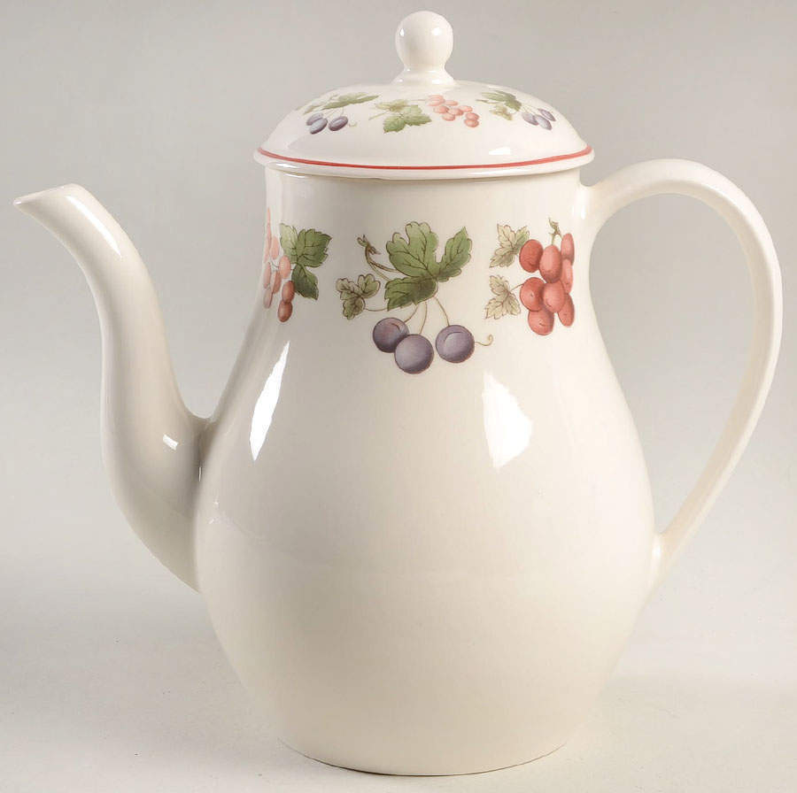 Wedgwood Provence Queensware Coffee Pot 792502