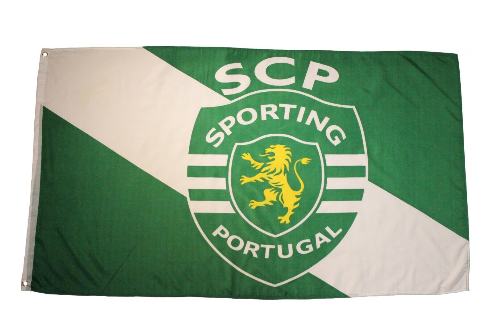 SPORTING  SCP  PORTUGAL Large 3\' X 5\' Feet  FLAG BANNER .. New