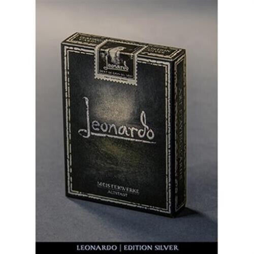 Leonardo (Silver Edition) by Legends Playing Card Company - Rare Out Of Print