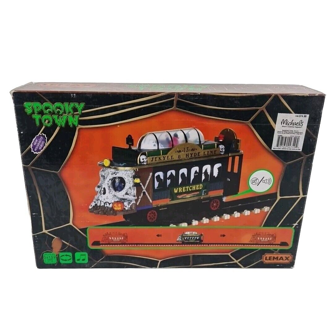 🚨 Lemax Halloween Spooky Town Jekyll & Hyde Line Wretched Trolley 44749 Parts
