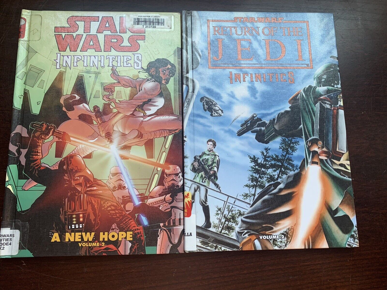 Lot Of 2 Star Wars Infinities: New hope Vol. 2 & Return Of Jedi Vol. 2