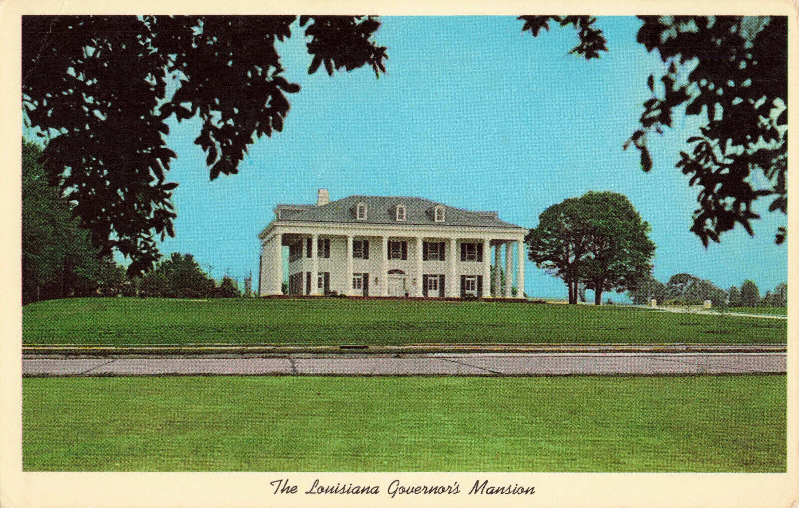 Postcard Louisiana Governor\'s Manson Baton Rouge LA